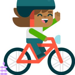 kid on bike illustration 