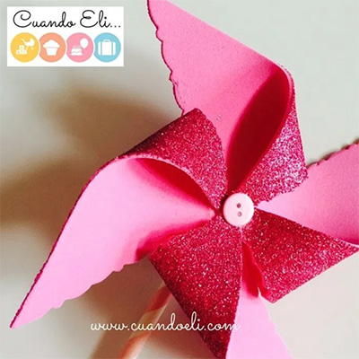 Foam Pinwheel Craft