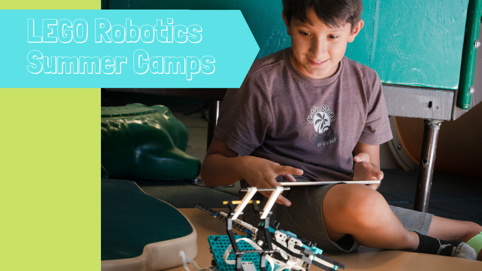 Brains on Bots Lego Robotics Summer Camp Graphic