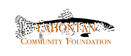 Lahontan Community Foundation Logo with Fish art
