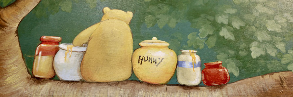 Hundred Acre Wood Mural by Susie Alexander